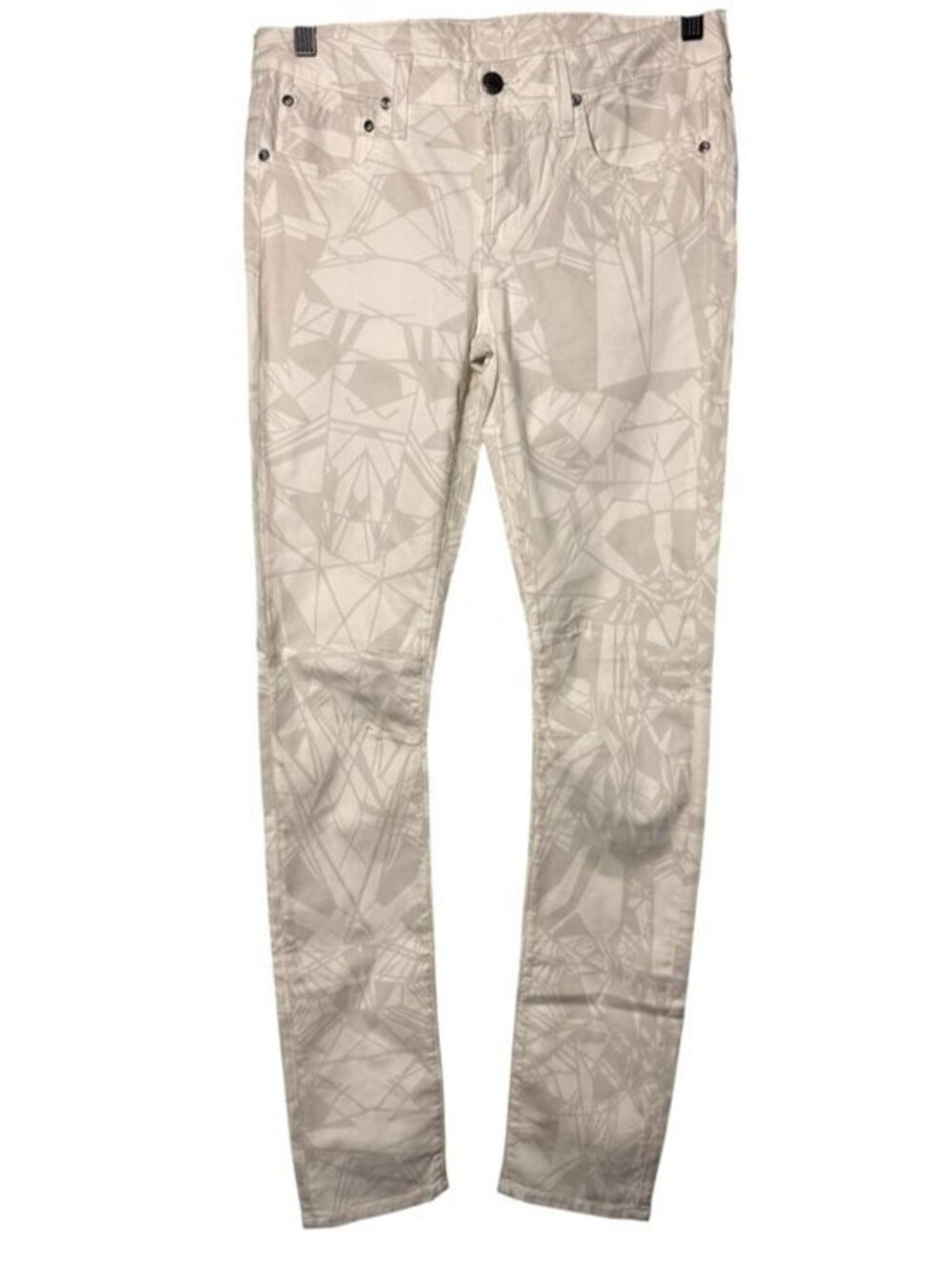 Helmut Lang Geometric Skinny Jeans size 27